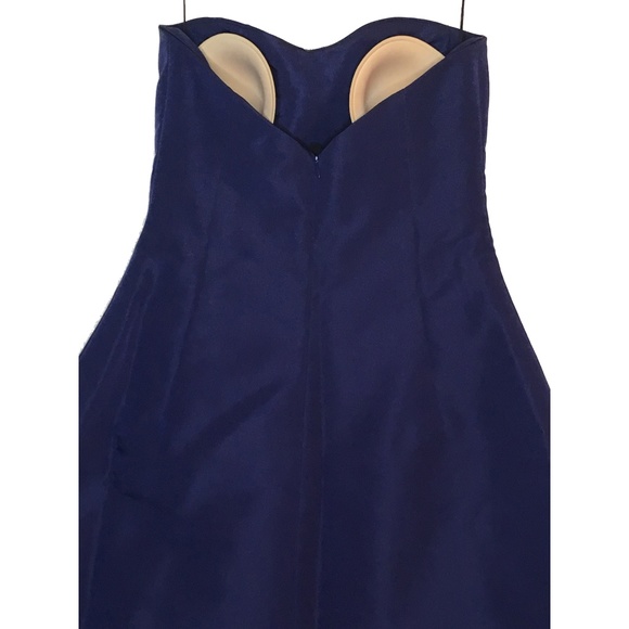 Anne Bowen Blue Strapless Formal Dress Gown Small MSRP $458 - Picture 8 of 8